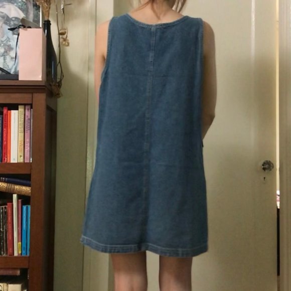 DENIM MINI DRESS - Picture 2 of 4